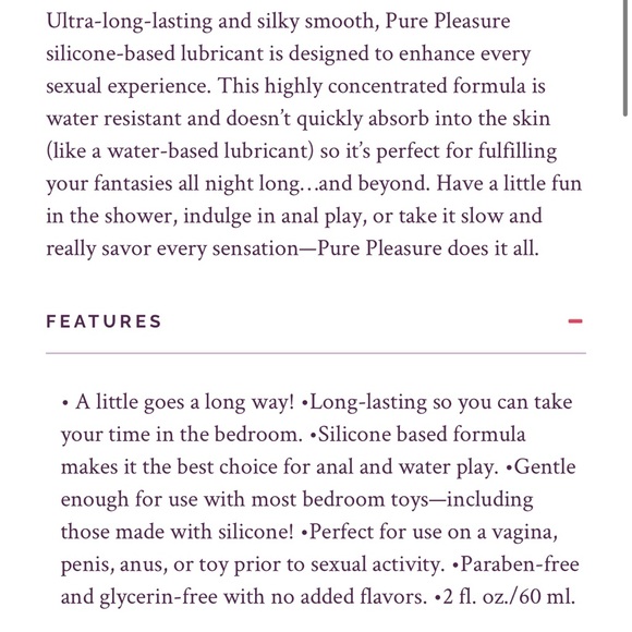 🛌💦😕Dryness? Pure Pleasure Silicone Base Lubricant Works like Magic 🌊🌊😍🥳🙌 - Picture 11 of 15